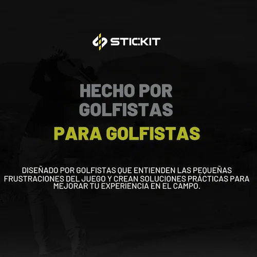 Vista 6 de STICKIT Toalla de golf magnética - Toalla de golf con tejido de gofre - 29