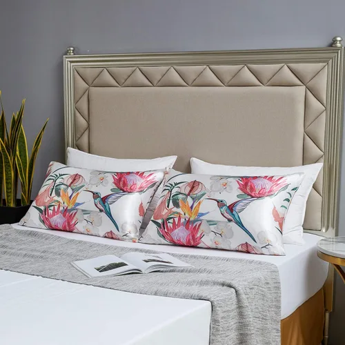 Vista 45 de MR&HM - Funda de almohada de satén