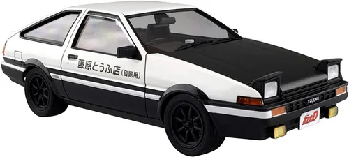 Vista 2 de Aoshima Fujiwara Takumi AE86 Trueno Project-D Kit de modelo a escala 1:24 para Toyota