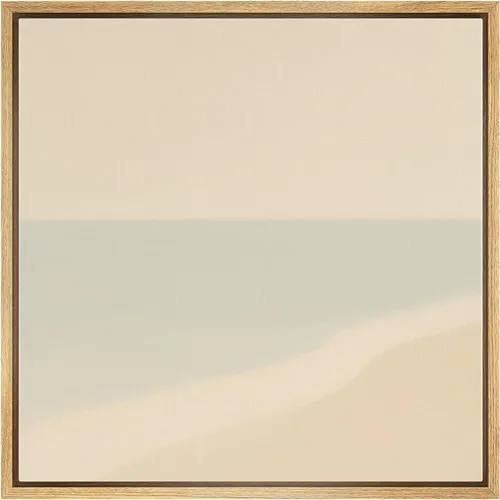 Vista 17 de SIGNWIN Lienzo enmarcado para pared, diseño retro de cielo azul y nube, paisaje, naturaleza, ilustraciones de área silvestre, bellas artes, casa