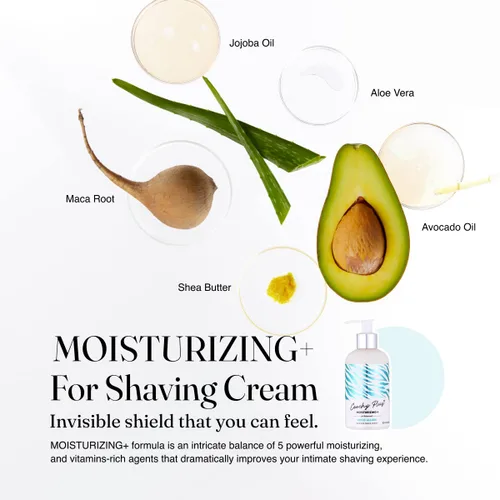 Vista 3 de Kit completo de afeitado íntimo IntiMD Coochy Plus - Coco Allure y humectante calmante de protección después del afeitado orgánico - Fórmula