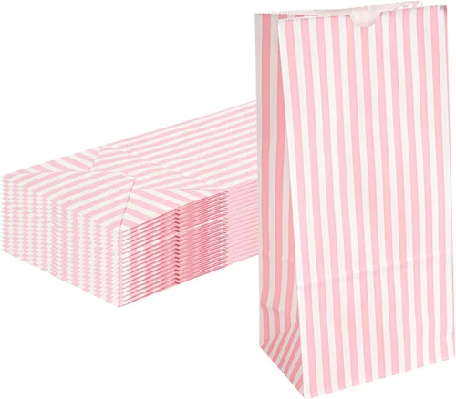 Vista 38 de Restaurantware Bag Tek - Bolsas de papel de 2 libras, 100 bolsas de almuerzo desechables, pequeñas para almuerzos, sándwiches y aperitivos, bolsas