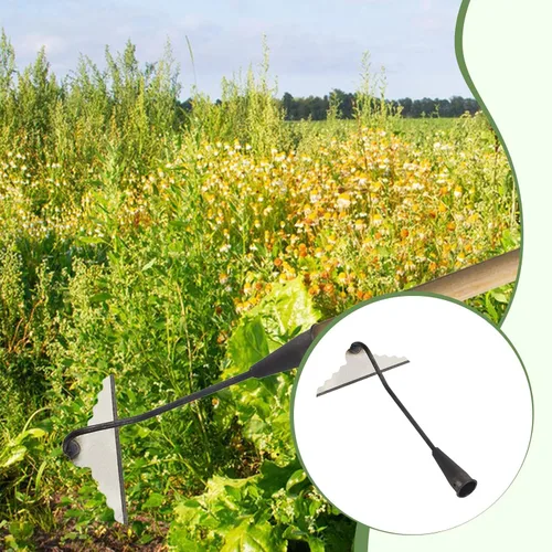 Vista 4 de Garden Hoe Head Manual Weeder Portable Labor Saving Hand Hoe Gardening Tool for Agriculture Farming, Digging, Loosening Soil