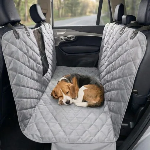 Vista 10 de 4Knines Hamaca de suelo para perros para camiones de cabina tripulada, lado Negro