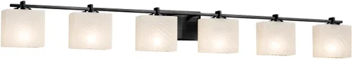 Vista 7 de Justice Design Group Lighting FSN-8446-55-WEVE-CROM Era - Barra de baño, cromo pulido