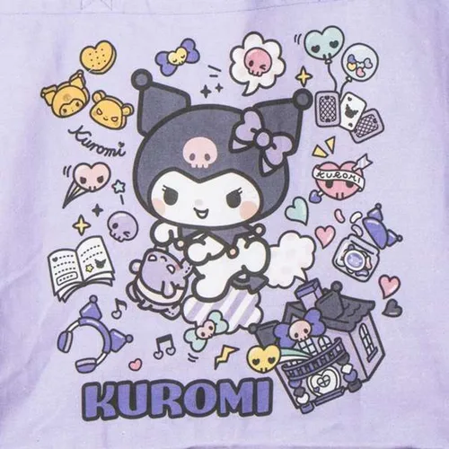 Vista 4 de Bolsa de Compras Hello Kitty Kuromi Lila 48 x 43 x 17 cm