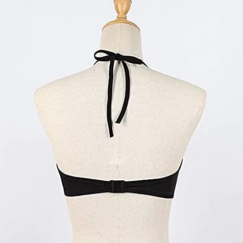 Vista 4 de ODKKAYA Top Underwear - Ropa interior para mujer, con letras sexys, corsé, push up, halter