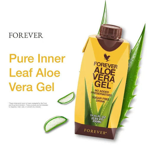 Vista 4 de Forever Living - Gel de aloe vera, 99.7% jugo de aloe vera puro en hojas interiores, sin conservantes, 11.15 onzas líquidas (paquete de 6)