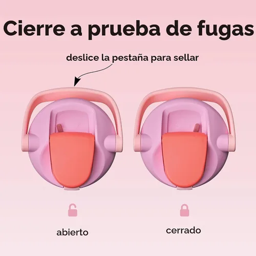 Vista 3 de Botella de agua Owala FreeSip con aislamiento de acero inoxidable con pico de dos vías, pajita incorporada y asa de cubo, fabricada para viajes