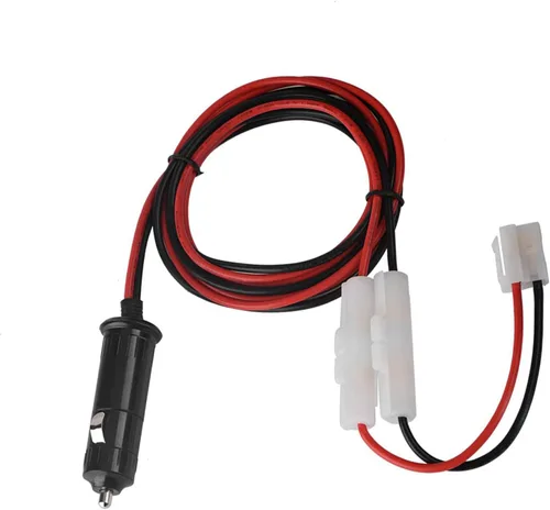 Vista 3 de Encendedor de cigarrillos de coche, cable de alimentación en forma de T, encendedor de cigarrillos, doble, cable resistente a altas temperaturas