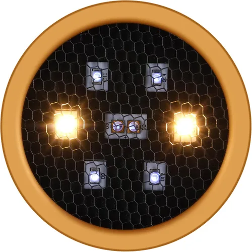 Vista 2 de Bombilla UVA UVB para reptiles y anfibios, lámpara LED 8508 con luz UV