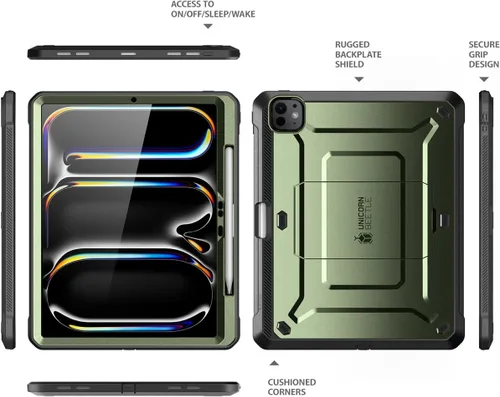 Vista 7 de SUPCASE Funda para iPad Pro de 13 pulgadas M5/M4 (2025/2024) con soporte para lápiz (Unicorn Beetle Pro)
