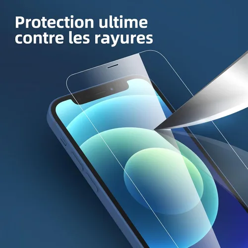 Vista 18 de NEW'C Paquete de 3 protectores de pantalla de privacidad para iPhone Air/iPhone 17 Air (6.5 pulgadas), película de vidrio templado antiespía