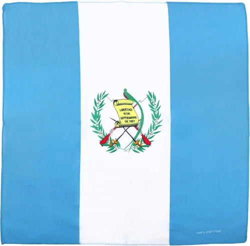 Vista 21 de Motique Accessories Bandanas grandes de algodón - Banderas de país