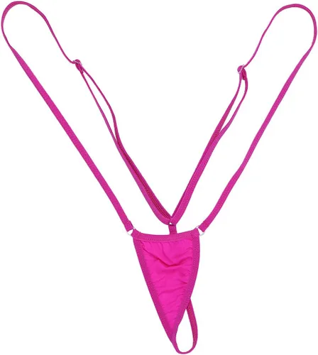 Vista 5 de Fldy Tangas de hombro sexy para mujer con tirantes en G, mini micro bikini traje de baño, tangas en T