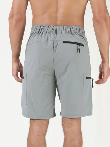 Vista 2 de Suwangi Pantalones cortos de senderismo para hombre, de secado rápido, atléticos, cortos, viajes, pesca, golf, tácticos, para hombres con múltiples
