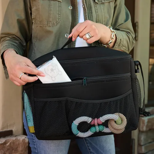 Vista 11 de J.L. Childress Cool 'N Cargo - Enfriador y organizador para cochecito y vagón - Ajuste universal - Aislado - Se fija a cochecitos, vagones
