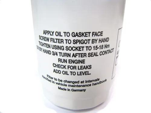 Vista 3 de Land Rover Piezas originales LR031439 Filtro de aceite 4.4L V8 LR3, L320 y L322