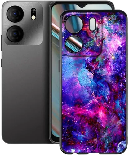 Vista 35 de Funda para BLU View 5 B160V (6.56 "), Carcasa protectora de silicona de grado militar para BLU View 5 B160V - Globo