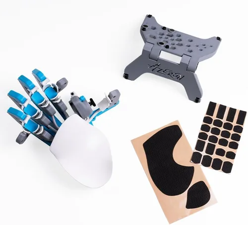 Vista 6 de AZERON Paquete de teclado – Teclado programable con una mano – Joystick Elite efecto Hall y 30 teclas programables, soporte magnético y cintas