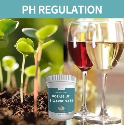 Vista 6 de Bicarbonato de potasio de 2.2 libras, polvo de bicarbonato de potasio 100% puro, bicarbonato de potasio para plantas, utilizado para hacer vino
