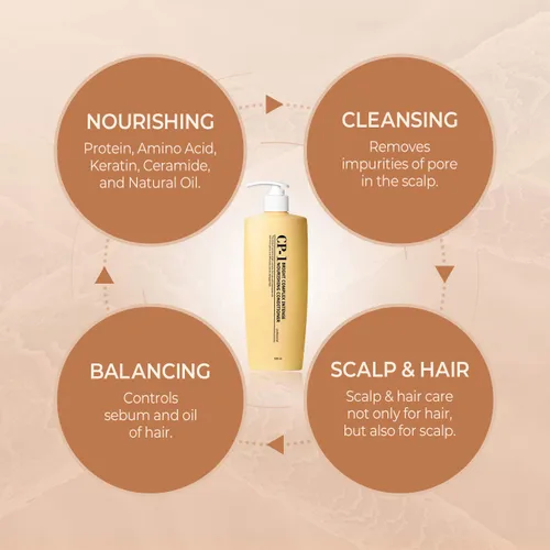 Vista 6 de CP-1 Esthetic House Brightening Complex Intense Nourish Conditioner 16.9 fl oz, Esthetic House, Cuidado profesional, Para el cuidado dañado