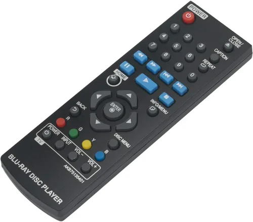Vista 3 de AKB75135401 Reemplazo de control remoto para LG Blu-ray Disc DVD Player BP125 BP125N BP135 BP145 BP145N BP155 BP155N BP165 BP165N BP240 BP240D