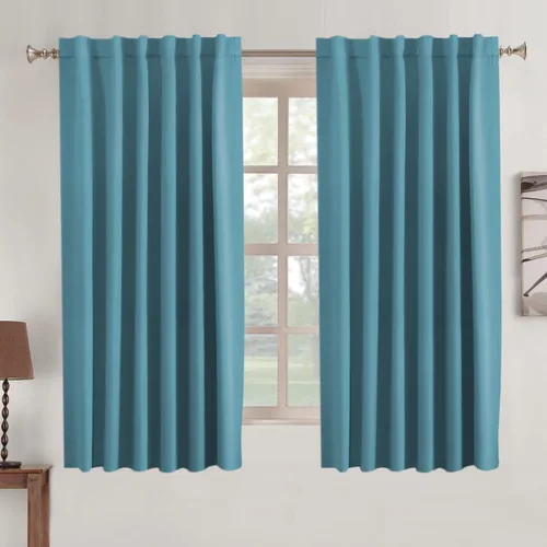 Vista 97 de Turquoize Cortinas Opacas con Aislamiento Térmico Paneles de Tratamiento de Ventanas con Bolsillo para Barra Paneles de Ventana para Ventanas