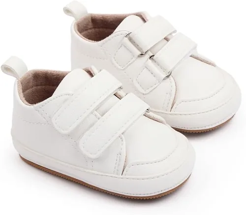 Vista 2 de Zapatos para bebés y niñas, suela antideslizante suave, para recién nacidos, para primeros pasos, de lona, de mezclilla, unisex, para bebés