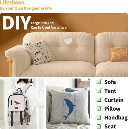 Vista 4 de Fabric Repair Tape, Self Adhesive Furniture Patch for Cloth, Sofa