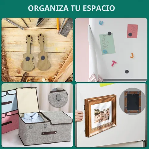 Vista 5 de TRYMAG Imanes para manualidades 50pcs Ciencia Educación Imanes Magnetismo