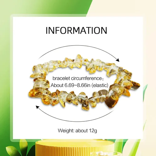 Vista 22 de Natural Gemstone Bracelets, Natural Crystal Chip Bead Bracelet, Natural Gemstone Chakra Crystal Healing Stretch Bracelets, Jewelry Accessories