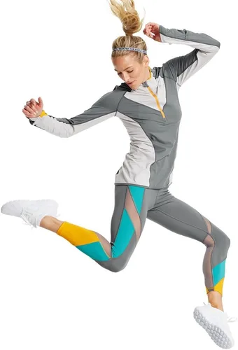 Vista 4 de Mission Womens Vaporactive Stamina Lightweight 1/4 Zip Long Sleeve Shirt