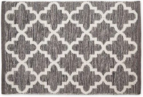 Vista 3 de DII CAMZ10414 - Tapete para interiores, tejido plano, de algodón, tejido a mano, reversible, para la recámara, sala, cocina