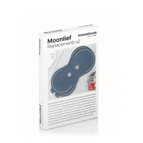 Vista 8 de Parches de Recambio para Masajeador Relajante Menstrual Moonlief InnovaGoods (Pack de 2)