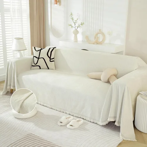 Vista 41 de DREAMINGO Funda de Sillón de Chenilla Fundas de Sofá Jacquard Lavables Protector de Muebles Funda de Sofá Reclinable 1 Cojín Funda de Silla