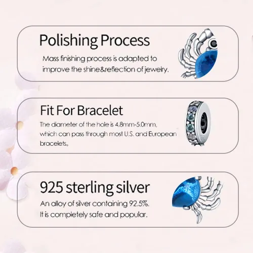 Vista 34 de LNQOBU Happy Life - Colgante para pulseras de abalorios, plata de ley 925 para mujer (con un espaciador de cuentas)