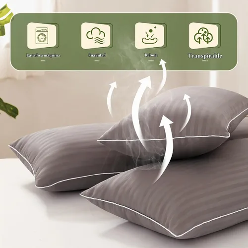 Vista 4 de Relleno de almohada de espuma viscoelástica de 36 x 56 cm, relleno de almohada lumbar premium para almohada decorativa, sala de estar, sofá y Gris