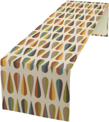 Vista 12 de Camino de mesa con estampado de piel de vaca, lino y algodón, rústico, estilo occidental, color negro, marrón, piel de vaca, para decoración