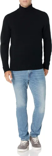 Vista 5 de Tienda Essentials - Suéter de cuello alto, manga larga y tacto suave para hombre