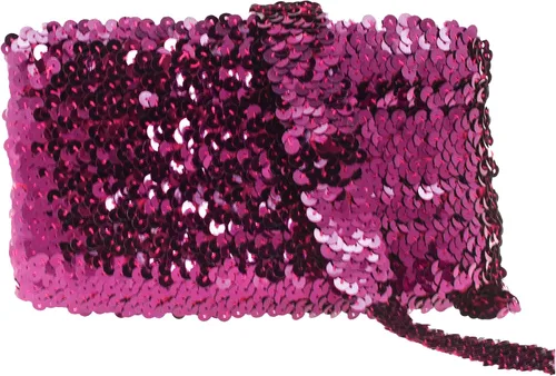 Vista 20 de Mandala Crafts - Cinta de lentejuelas elásticas iridiscentes AB de 1 pulgada para coser 10 Yards, Metallic Color, Washable, Stretchy Band, for