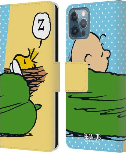 Vista 255 de Head Case Designs Peanuts Charlie & Woodstock Nap Halfs and Laughs - Funda de piel tipo cartera con licencia oficial compatible con Apple iPhone 11