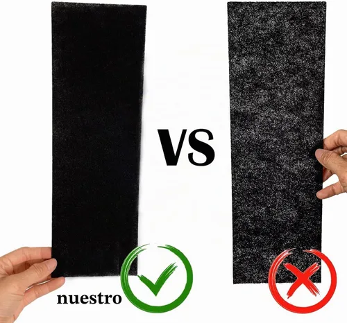 Vista 8 de Filtros de Ventilación de Carbón Activado para el Hogar - Filtros de Ventilación de Suelo de Carbón Activado de 4" x 10" para Control de Polvo