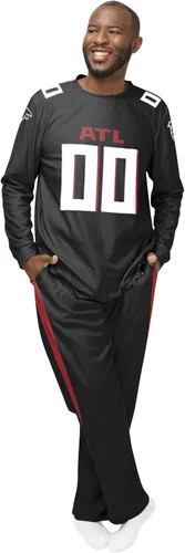 Vista 8 de FOCO NFL mens Nfl Team Logo Gameday Ready Jersey Pajama Set
