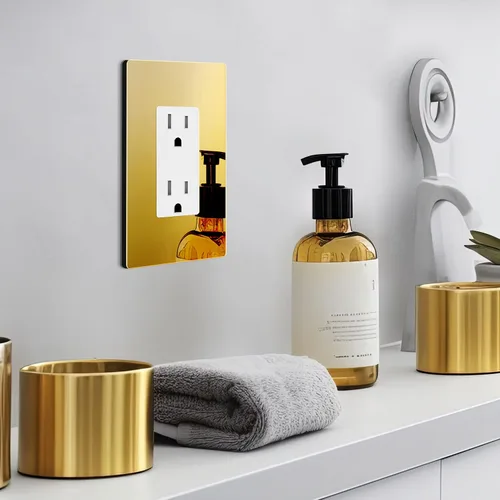 Vista 5 de LIDER Placa de pared decorativa, resistente a los impactos, acrílico espejado, plexiglás, acabado reflectante, actualización moderna, cubierta