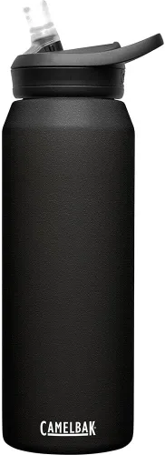 Vista 18 de CamelBak - Eddy+ - Botella de agua con aislante al vacío de acero inoxidable, 20 onzas, color negro