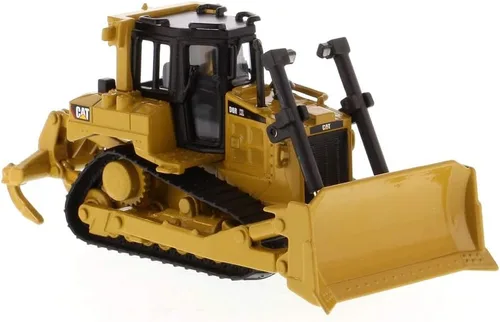 Vista 9 de Diecast Masters 1:64 Caterpillar D6R XL Bulldozer, Play & Collect Series Cat Trucks y equipo de construcción Modelo a escala 1:64