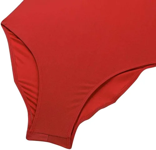 Vista 6 de JEEYJOO Traje de baño de una sola pieza sin mangas con cuello alto y cuello alto para mujer