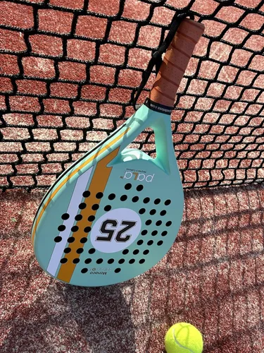 Vista 12 de Pala de pádel Mónaco Carbon Soft - Mint PALA, pala Lite con fibra de carbono, ideal para principiantes