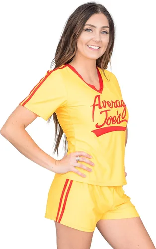 Vista 3 de Costume Agent Dodgeball Disfraz promedio de Joe's Halloween para mujer